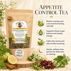 APPETITE CONTROL TEA – Proven to reduce cravings, emotional eating & snacking!