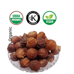 Organic Reetha Soapnuts Whole – USDA Organic, Kosher & Vegan Certified Herbs