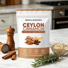 300 Softgels Ceylon Cinnamon with MCT Oil – Extra Strength Sugar Support