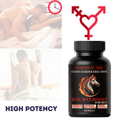 NEW . 60 Powerful Capsules . Works In 10 Minutes. Herbal Supplement for Men