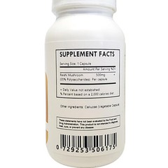 Reishi Mushroom Extract 10:1 Capsules – 120 Count 500mg Each – Ganoderma Lucidum