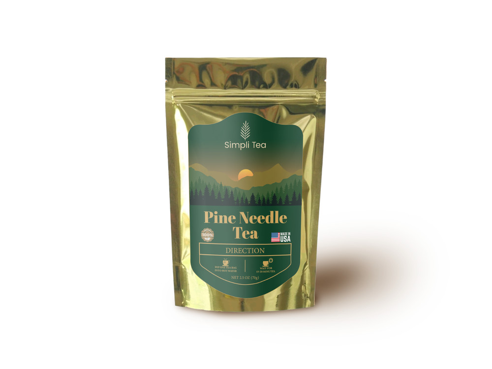 SimpliTea Organic Pine Needle Tea 2.5oz – Pure Antioxidant