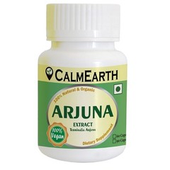 Calm Earth Arjuna Terminalia Arjuna Bark Extract Capsule 10:1 Eq. to 5000mg