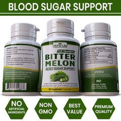 60 X BITTER MELON PILLS SUGAR SUPPORT GLUCOSE LEVELS CAPSULES REDUCE CHOLESTEROL