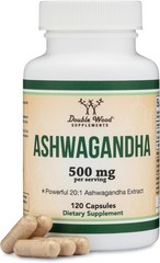 New Ashwagandha Capsules 120ct 500mg Green
