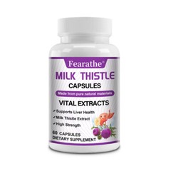 MILK THISTLE CAPSULES-Supports Liver Health Milk Thistle Extract,Detox