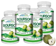 4 GRAVIOLA EXTRACT SOURSOP IMMUNE ANTIOXIDANT HEALTHY BODY NATURAL capsule PILLS