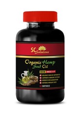 anti stress oils, ORGANIC HEMP SEED OIL 1400mg, reduce inflammation 1B