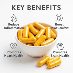 Me First Living Turmeric Curcumin 1000 mg 95% 60 Count (Pack of 1)