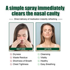 30ml Googeer Herbal Lung Cleanse Spray Oral Relieve Sore Throat Dry Cough Smooth