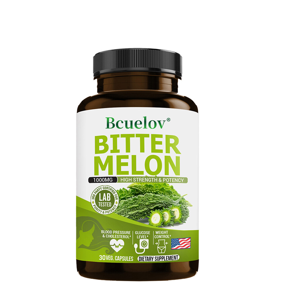 Bitter Melon Capsules Regulates Blood Sugar Levels Weight Loss Enhances Immunity