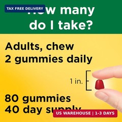 Nature Made Vitamin B12 Gummies 1000 mcg per serving, Dietary Supplement for Ene