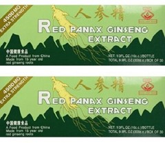 RED PANAX GINSENG EXTRACT From 15 Years Old Roots, 4500 MG 60 BOTTLES (Pak Of 2)