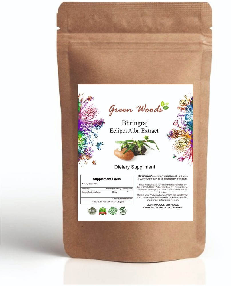 Bhringraj Extract (False daisy) 100% Organic Powder Eclipta prostrata Free Ship