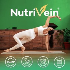 Nutrivein Organic Ashwagandha Capsules 1600mg with 120 Count (Pack of 1)