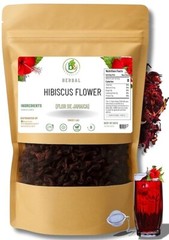 Jamaica Flor – 100% Natural Loose Leaf Hibiscus Tea – 16 oz (1 lb) –Tea Infuser