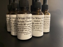 Mullein Leaf Tincture Natural Liquid Drops Extract 2 Oz Lungs Breath Respiratory