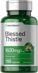 Blessed Thistle 1600 mg | 150 Capsules | Non-GMO, Gluten Free | by Horbaach