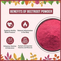 Premium Organic Beetroot Powder – Beetroot Supplement Energy Boost 250g Ideas99