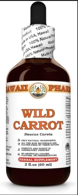 Wild Carrot (Daucus Carota) Dry Seed Tincture, All Natural, Vegan, Pure Liquid E