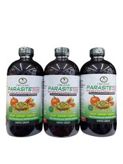 Parasite Formula Detox Cleanse 100% Natural Organic (Pack of 3) 16 oz bottle