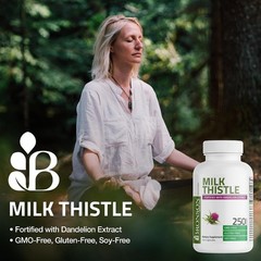 Milk Thistle Dandelion Extract Capsules 120 Count
