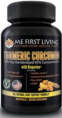 Me First Living Turmeric Curcumin 1000 mg 95% Curcuminoids, Bioperine 10 mg, …