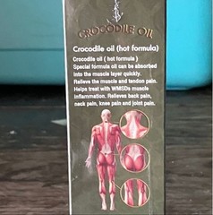 Green Seven Croc Massage Oil
