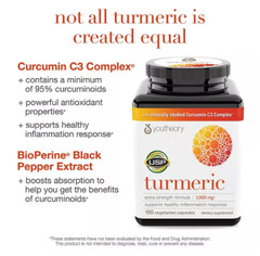 youtheory Turmeric Extra Strength 1,000 mg, 150 Capsules /NEW & SEALED exp 1/28