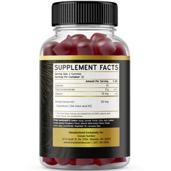 Shilajit Gummies For Men & Women 1000mg (High Potency 60 Count (Pack of 1)