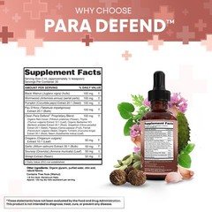 para Defend Wormwood Black Walnut Cleanse for Humans 2 Fl Oz (Pack of 1)