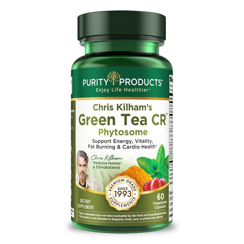 Purity Products Green Tea CR w/Phytosome Technology for 60 Count (Pack of 1)