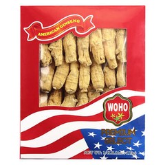 WOHO Cultivated American Ginseng 1324 Half Short Medium 4 oz Box