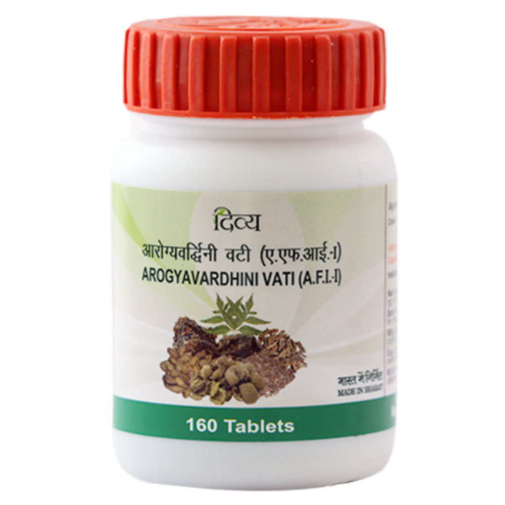 Arogyavardhini vati Ayurvedic Arogya Vardhini Tablet 40g Ramdev 160tabs