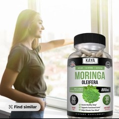 100% Pure Moringa 60ct Oleifera Leaf Superfood Antioxidant Greens Supplement