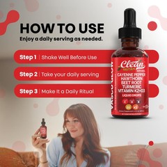 Clean Nutra Cayenne Pepper Drops Supplement Liquid + 2 Fl Oz (Pack of 1)