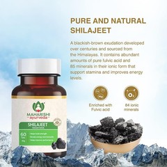 Maharishi Ayurveda Shilajeet Rasayana 500 MG 60 Tablets (Pack of 2)