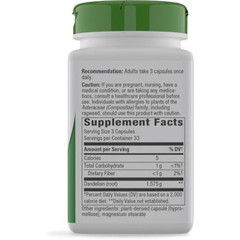 Dandelion Root Capsules, Traditional Diuretic Herb, 1,575 Mg Dandelion Root per