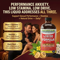 LIBIDO BITTER – Stamina Drive Natural Energy Sexual Performance Support 16oz