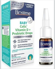 Biostime Baby Vitamin D & Colic Probiotic Drops for Newborns to 3 Years Old