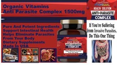 Anti parasite kit natural capsules 190 with garlic complex colon clean