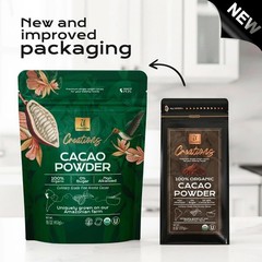 U Chocolate Organic Cacao Powder Natural Fresh From our Farm 1 bag 16 oz