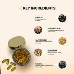 Himalayan Premium Pure Shilajit Certified Cap (30 Caps) IMPROVES VIGOR-VITALITY