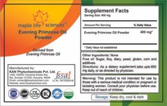 Evening Primrose Oil Powder Oenothera Erythrosepala Borb Gamma Linolenic acid
