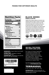 Terrasoul Superfoods Organic Black Cumin Seeds Nigella Sativa 1 lb