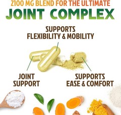 Glucosamine Chondroitin MSM 2100mg – 3x Strength Joint Support Supplement for Jo