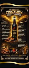 Cinnamon Herbal Extract 750ml Pure & Natural .A Daily Wellness Boost