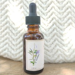 Organic Calm Relief Tincture Herbal Extract Lavender Skullcap Relaxation blend