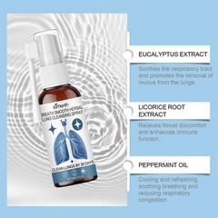 Breath Smooth Lung Herbal Cleansing Spray Relieve Lung Discomfort G7U01212 RY .