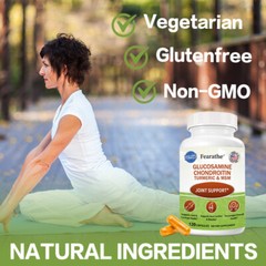 Glucosamine Chondroitin Turmeric MSM Triple Strength Joint Support Capsules